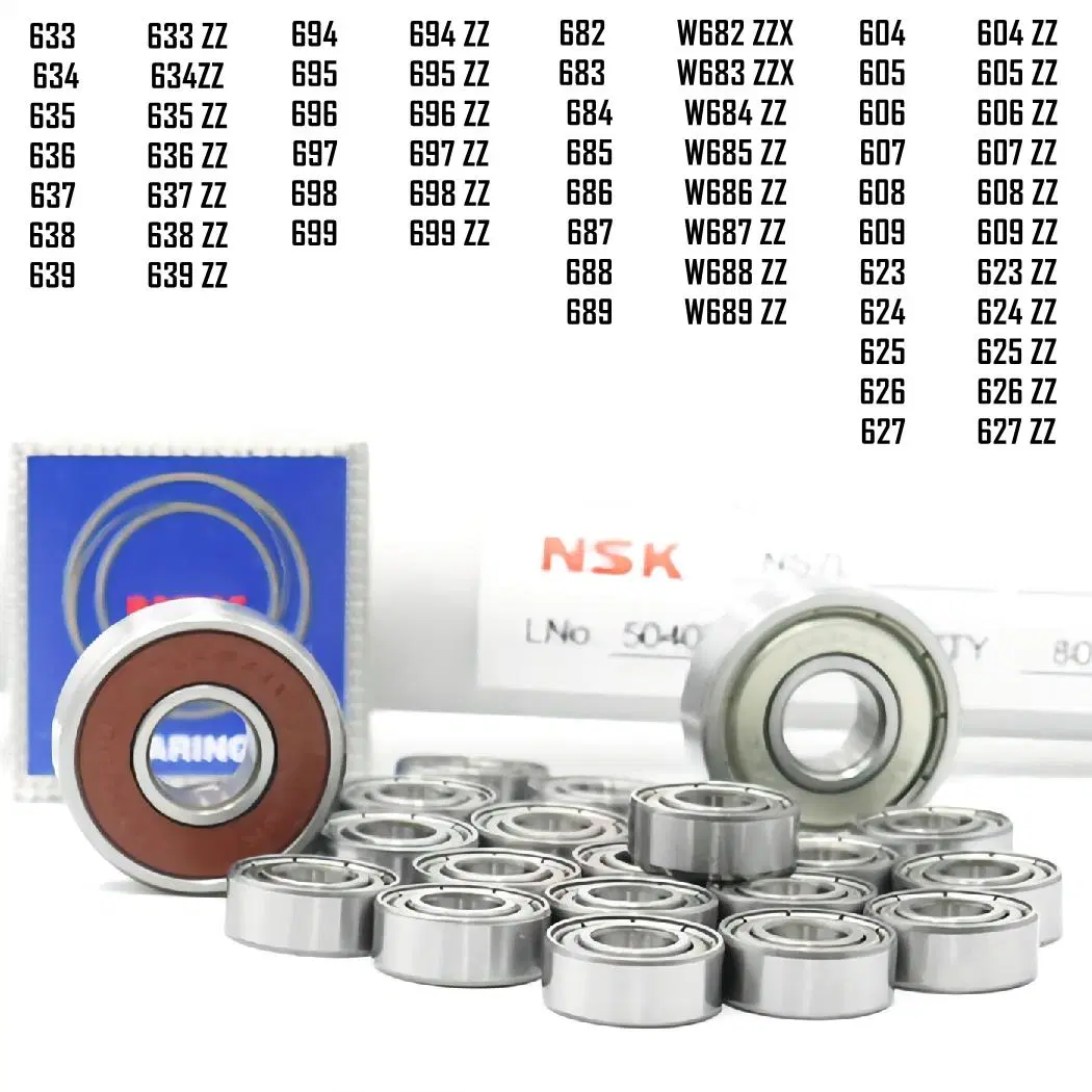 NSK NTN NACHI Asahi Linear/ Thrust/ Pillow Block/ Deep Groove/ Ceramic/ Stainless Steel Ball Bearing 6200 6201 6202 6203 6204 6205 as Chamfer