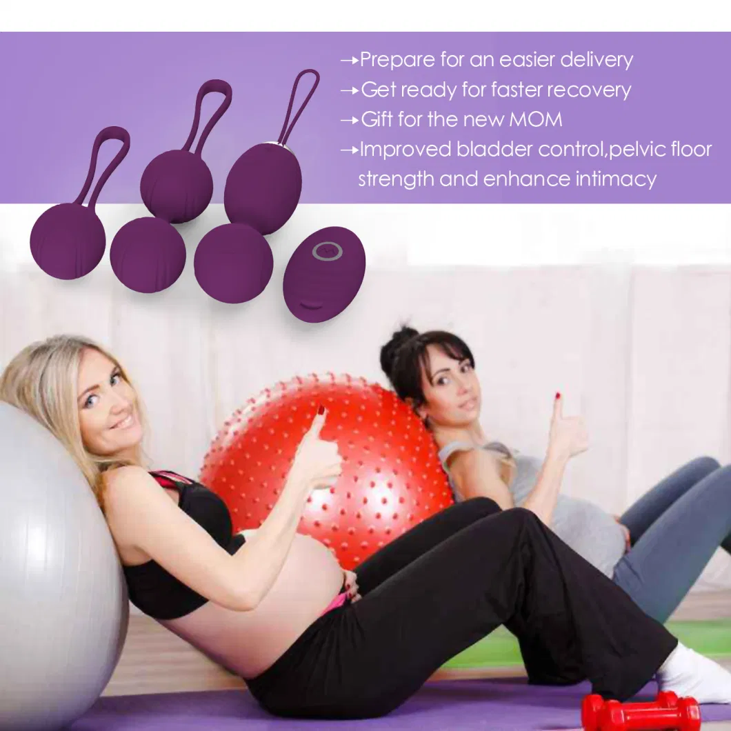 Hot Sex Vibrator Kegel Balls for Women Pelvic Floor Exercise Women Weight Ben Wa Balls Weighted Kegel Exercise Balls