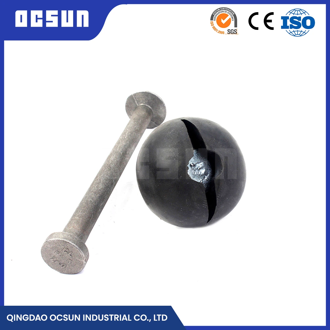 Ocsun Lifting Anchor Rubber Recess Former Supplier Wholesale Rubber Ball Former OEM Customized China Construction Hardware Concrete Fastener Steel Recess Former