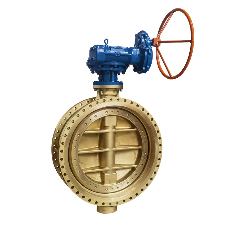 Quality Marine Flanged Lug Wafer Handle Gear Operated Bronze Butterfly Valve