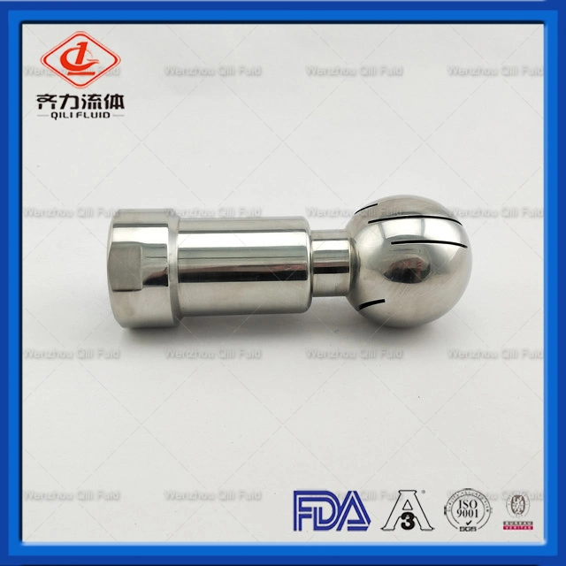 Stainless Steel Sanitary Threaded Spray Ball for Cleaning