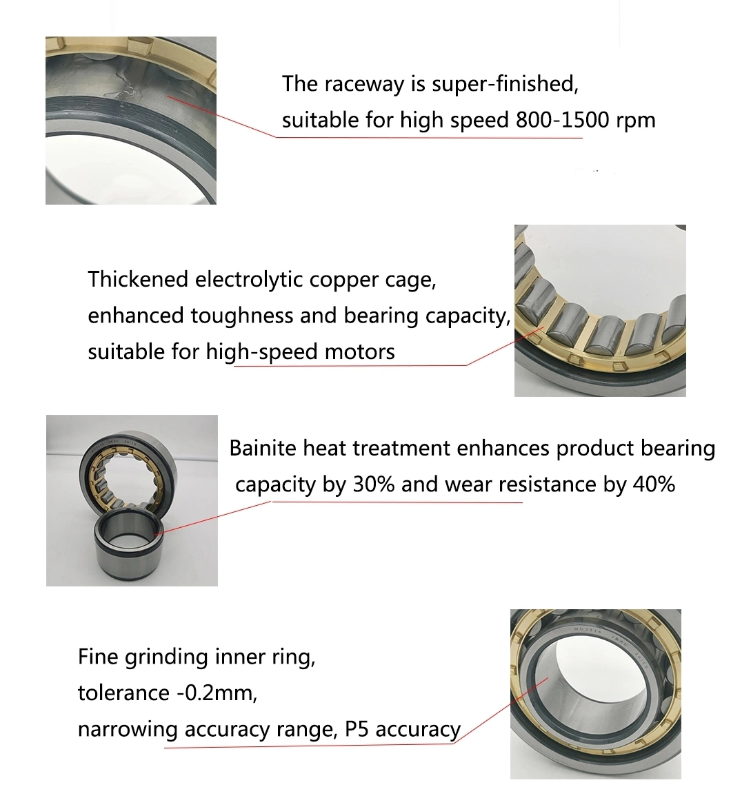 High Frequency Motors NSK Auto Bearing Ball Bearing OEM Chrome Steel Angular Contact Ball Bearing 7004c Cylindrical Roller Bearing