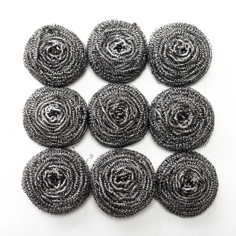 Kitchen Barbecue Heavy Duty Cleaning Pads Stainless Steel Cleaning Scourers Ball