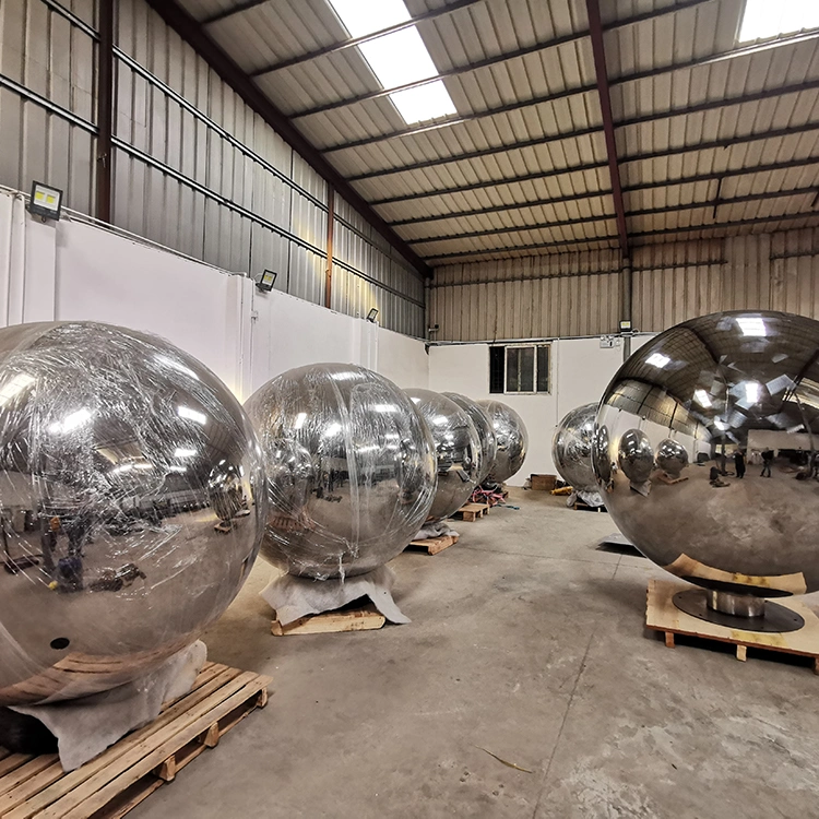 Hollow Colored Plating Large Stainless Steel Ball Sphere