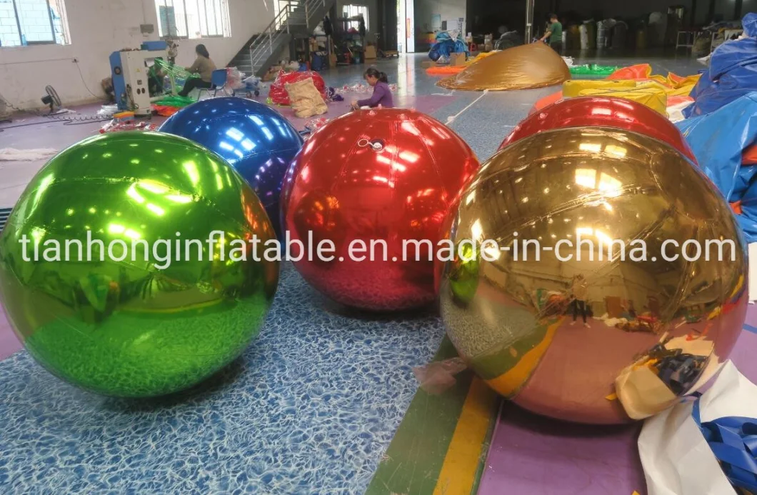 1m Party Club Disco Decoration Metal Ball Giant Inflatable Mirror Ball