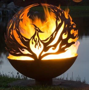 Outdoor Patio Sphere Garden Globe Fire Pits