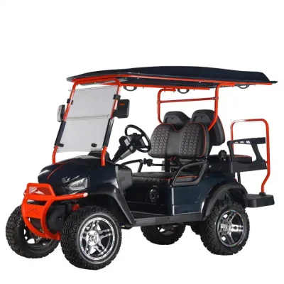 48V Lithium Battery 4 Seater Electric Hunting Lifted Golf Cart Buggy Golf Club Car New Vehicle