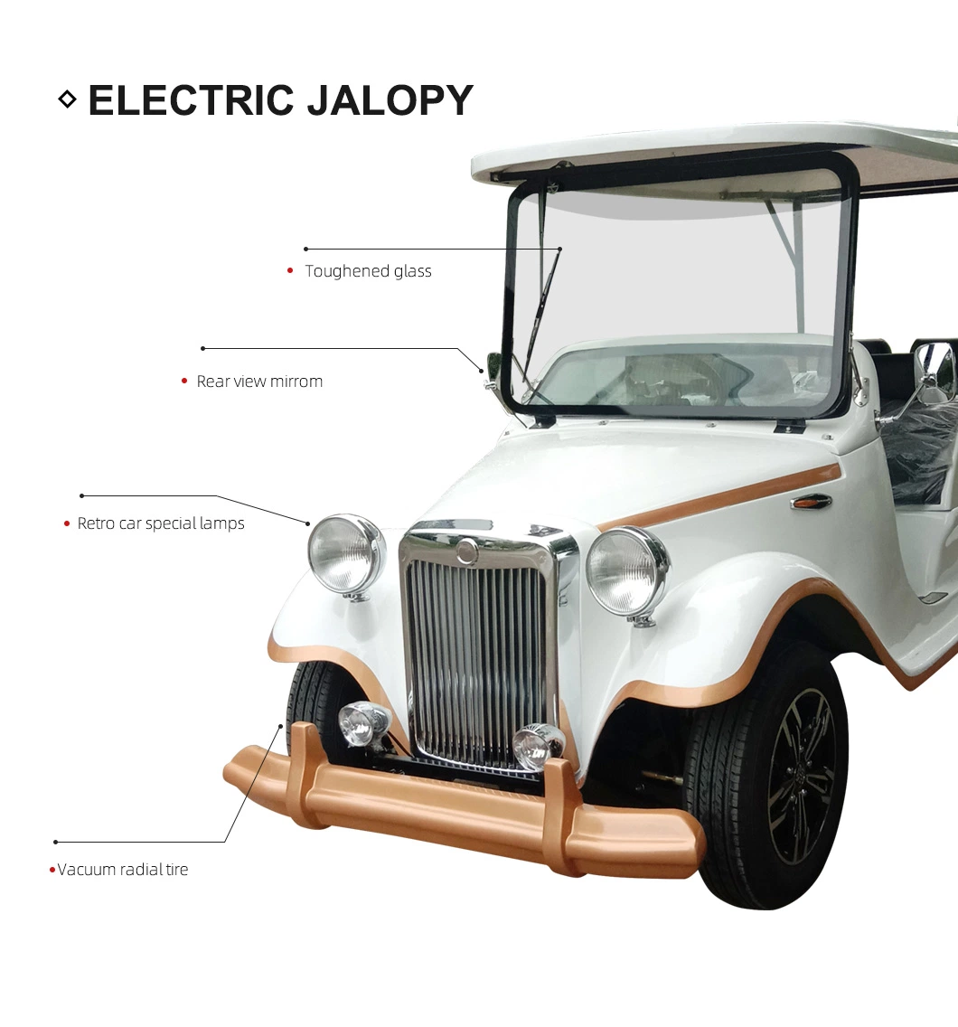 8h-10h Golf Course, Tourist Area, Villa, Park, Vintage Electric Car Hunting Cart