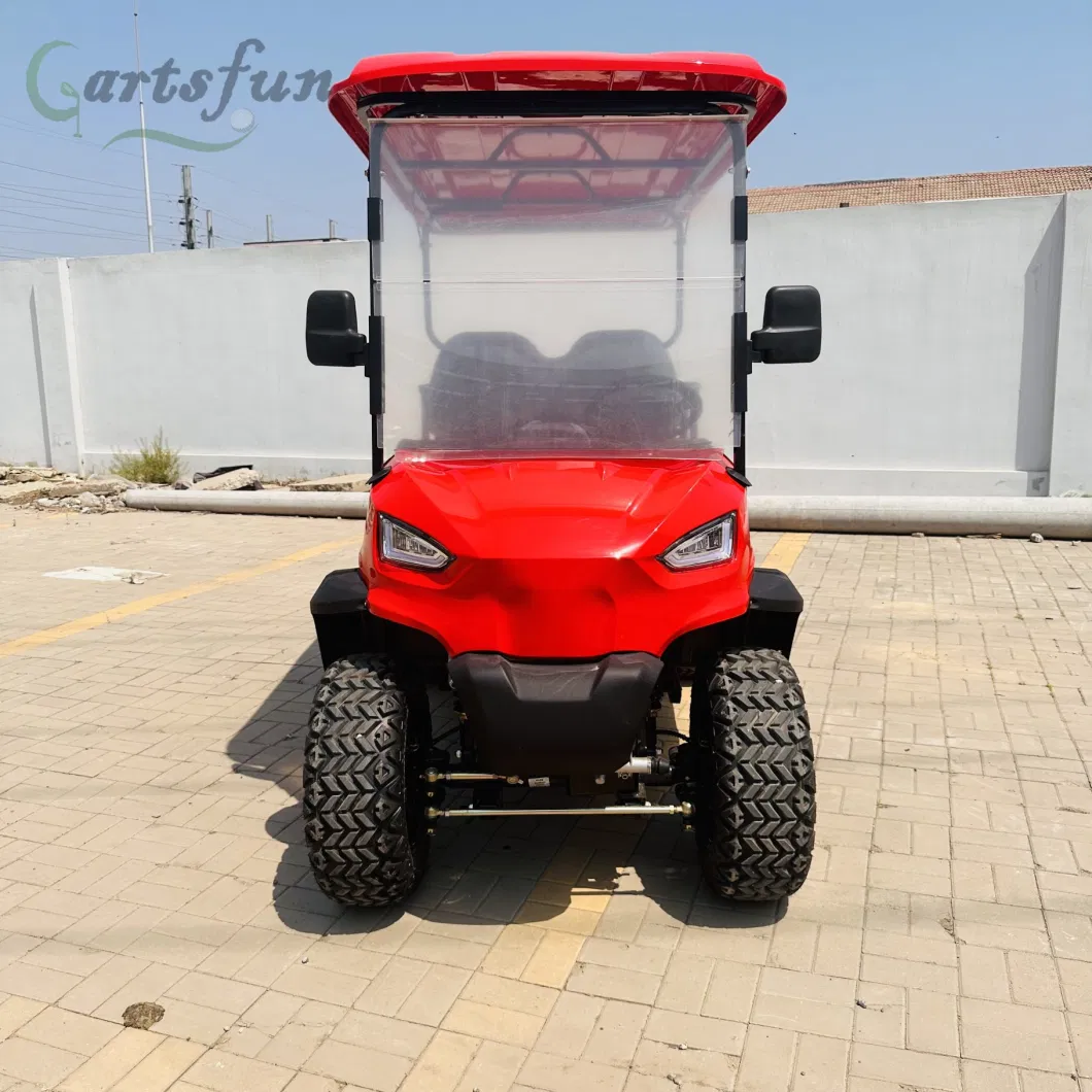 Customized 6+2 Passengers 3 Row Large Capacity Electric Golf Cart