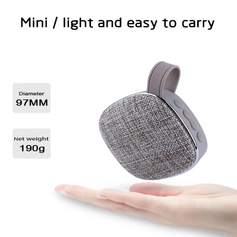 Mini Bluetooth Speaker with Aux and Microphone Capabilities