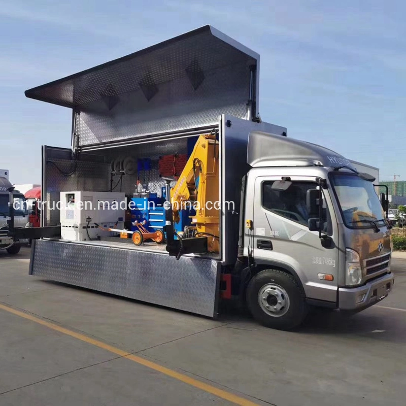 Factory Brand New Customized 3m 4m 5m Service Truck Tool Repair Vehicle