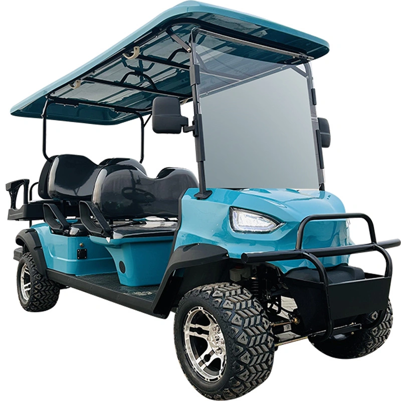 4+2 Seater Fashion Design off-Road Legal Golf Club Cart with Large Capacity Battery