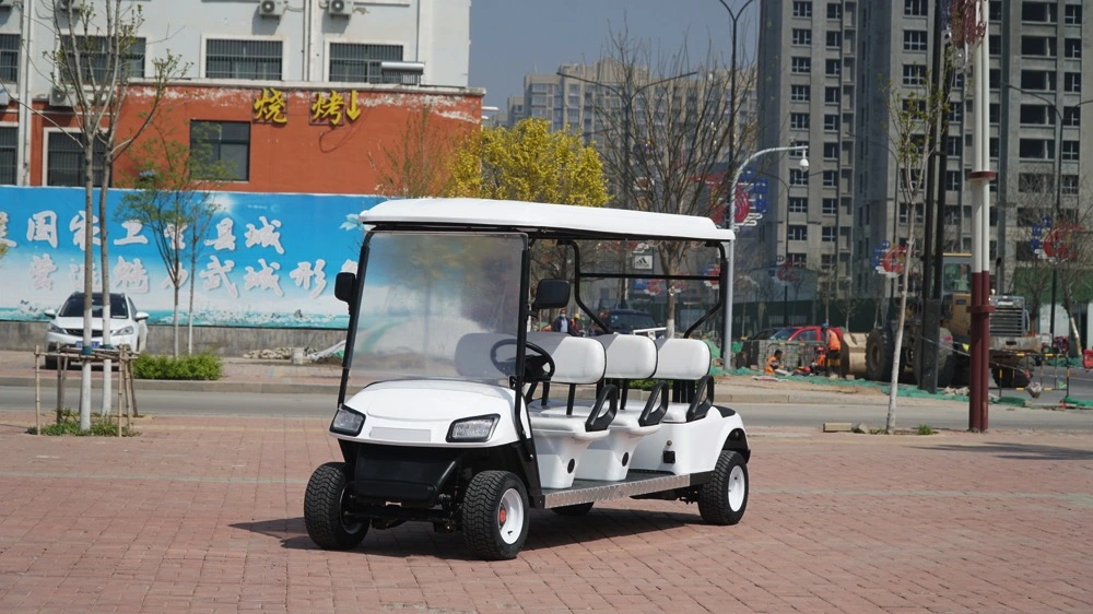 China Street Legal Golf Cart 6 Seats Custom Electric Golf Cars Hunting Golf Buggy Low Price for Sale