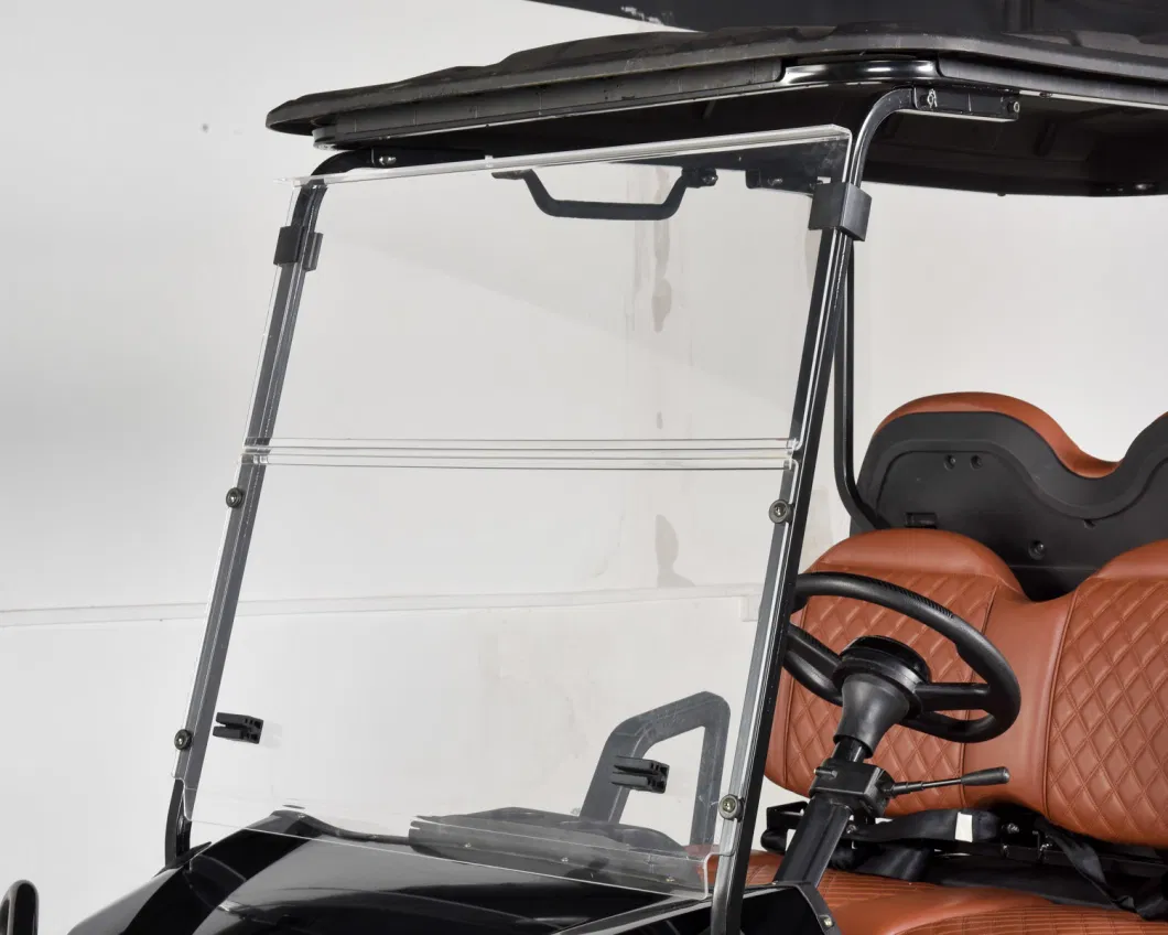 Street Legal Club Car Golf Cart 4 Seater with Doors Adjustable Seats and Belts