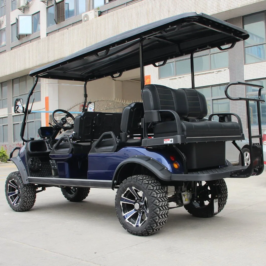 Electric Lifted Car/Cart/Buggy, Sightseeing Car, Utility Vehicle (DEL2042D2Z 4+2-Seater)