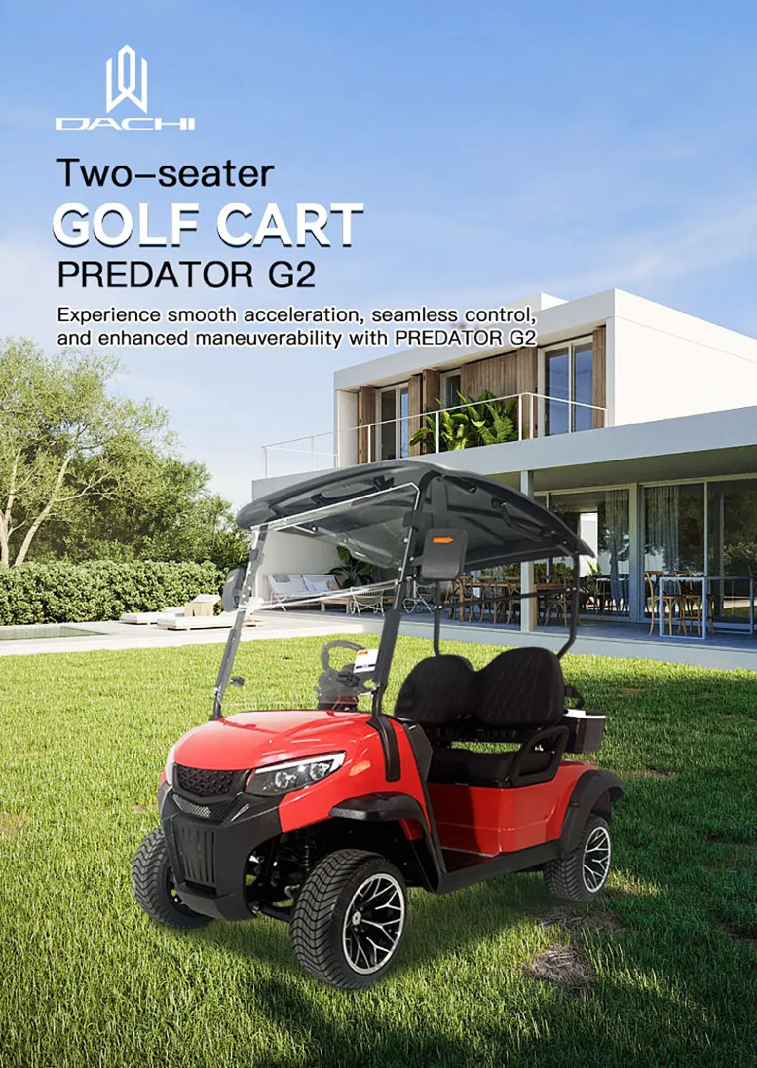 Super Quality Golf Cart 2 Seats Predator G2 Electric Golf Car
