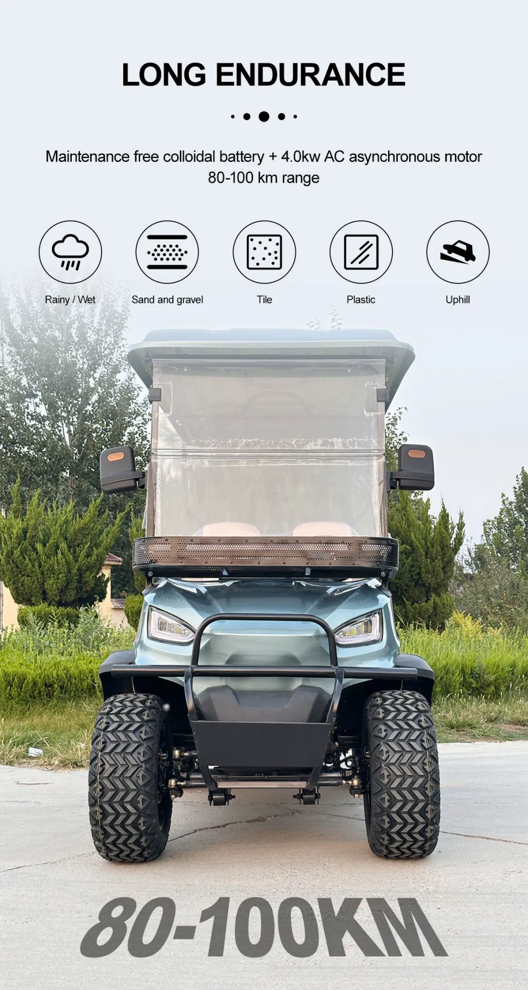 Wholesale Performance Advanced EV Golf Cart with Battery