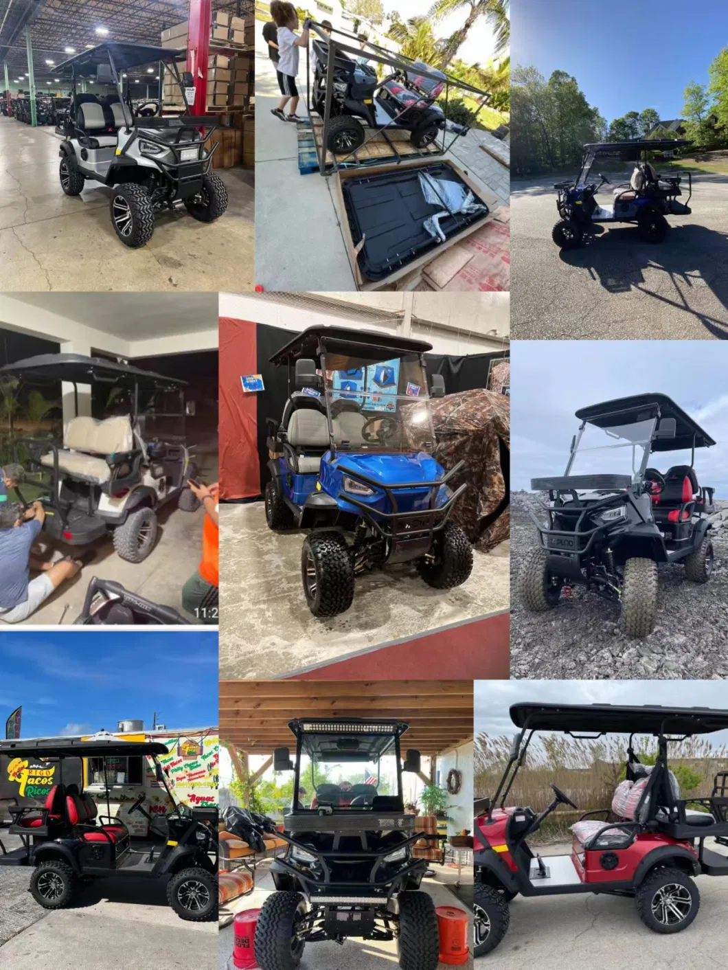 Hunting Personal Golf Club Cart with CE DOT Approved