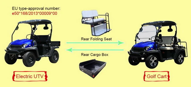 5kw Street Legal Luxury 4 Person Golf Cart