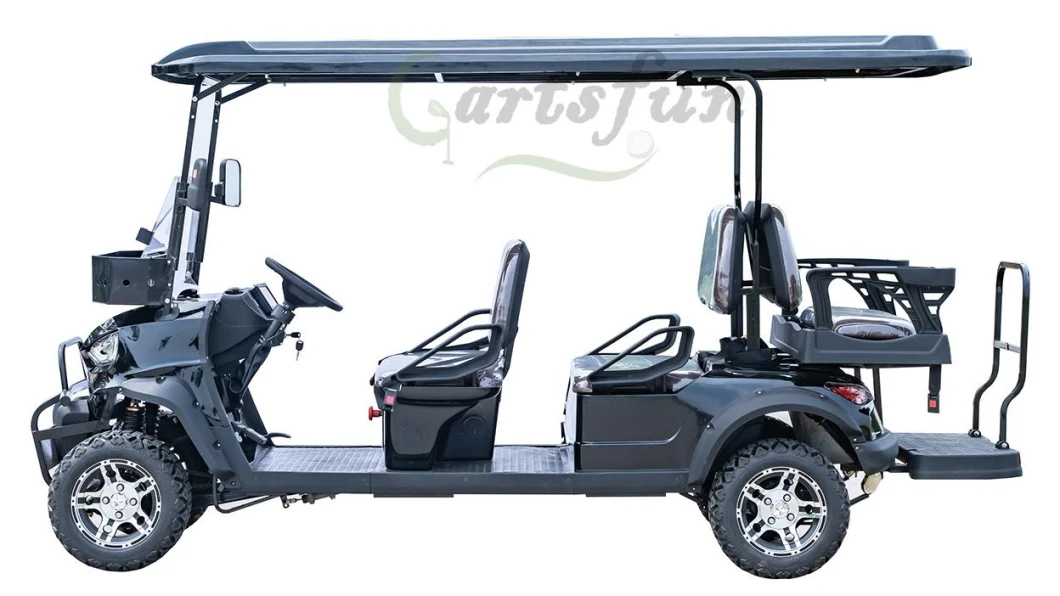 Blackroof Large Storage 6+2 Seater Electric Golf Cart