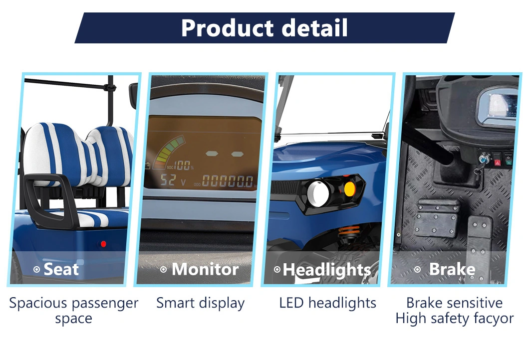 2022 New Design Stylish Market Trend OEM/ODM Services Kinghike Electric Golf Cart