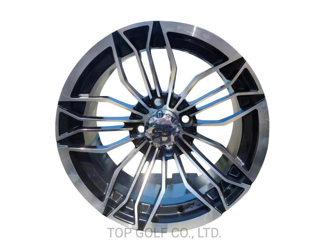 Golf Cart Ss 14 Inch Wheel Hub Set of 4 Top Golf Fit with Clubcar Ezgo YAMAHA Icon Bintelli