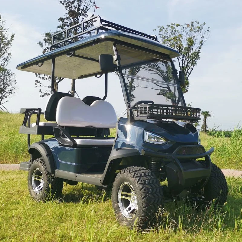 Golf Cart 4 Seater Lifted Lithium Golf Cart Extended Roof Golf Cart