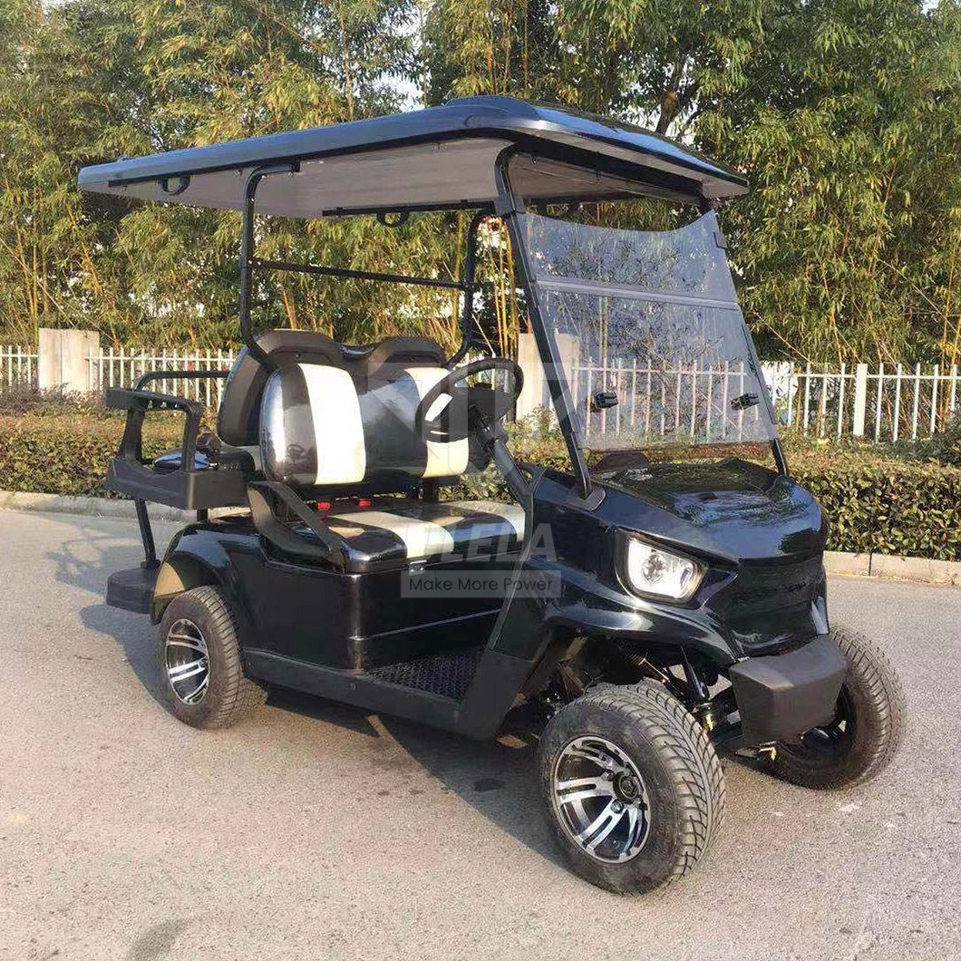 Ulela Advanced EV Golf Cart Dealers Stepless Speed Change Solar Electric Golf Cart 72V China 4 Seater Vivid Golf Carts