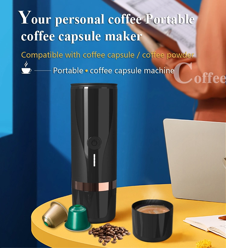 Multi-Function Electric Coffee Maker Espresso Maker for Vehicle Travel Office