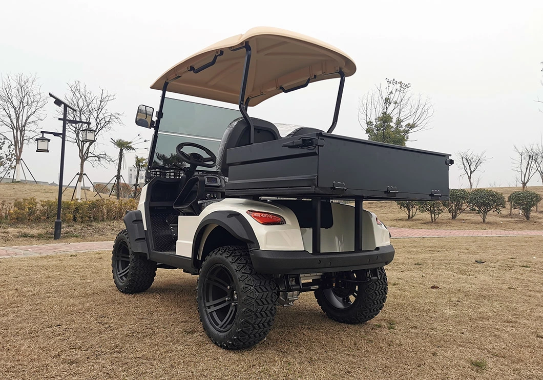 Small Ez Go 72V Electric Utility Golf Cart off Road