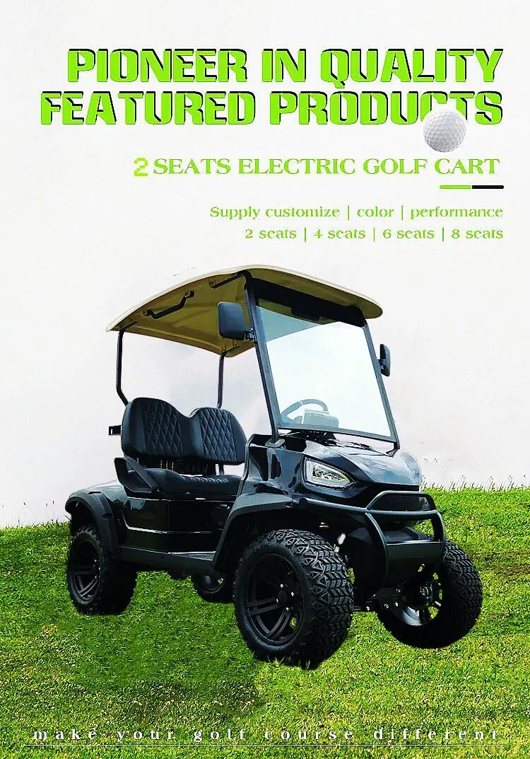 Hot Sales Electric Golf Cart Sightseeing Car Golf Carts Electric 4+2 6 Passenger Golf Buggy Electric Cart