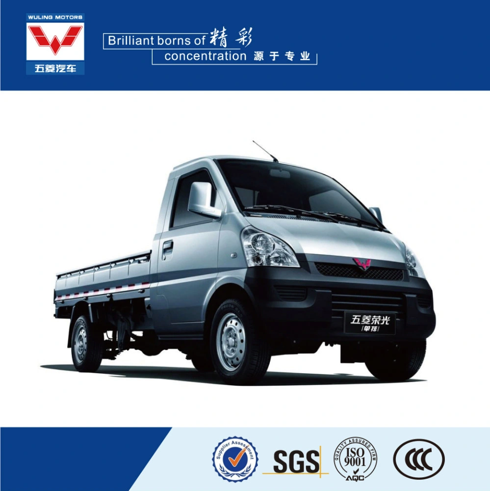 Wuling Four Cylinder Gasoline Engine 1100cc Displacement Euro IV Mini Utility Cargo Truck