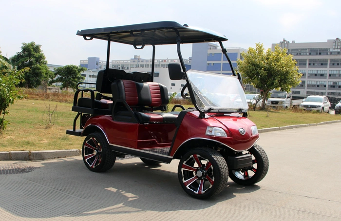 4 Seater Golf Cart with Large Storage Compartments Electric Buggy