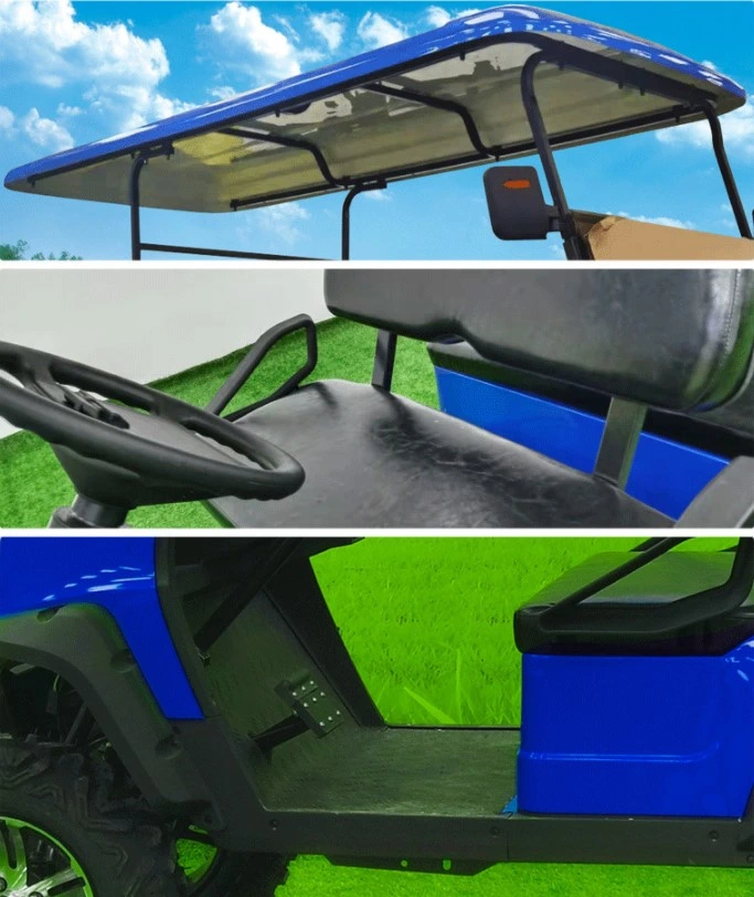 Custom 4 6 8 10 Seater Lithium Batteries Folding Golf Carts Electric Golf Cart