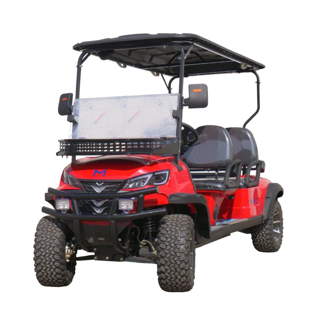 Hot Sale Fashion 4 6 Seaters Resort Use Utility Vehicle Hunting Hopper Cargo Golf Buggy Cart Electric Golf Carts