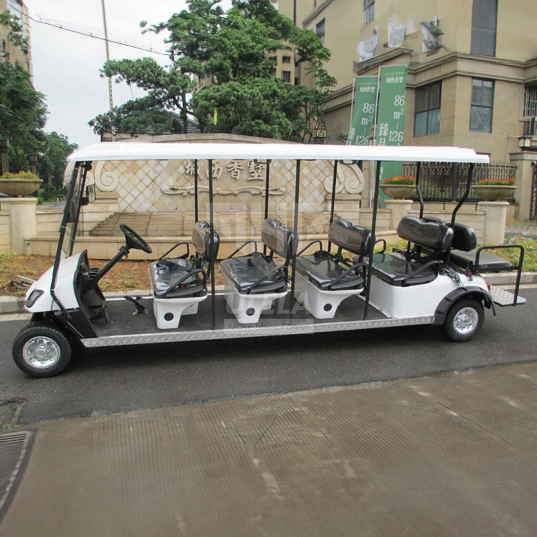 Ulela Best Golf Cart Dealers 80-100km Endurance Mileage off Road Golf Cart Electric China 10 Seater Golf Cart