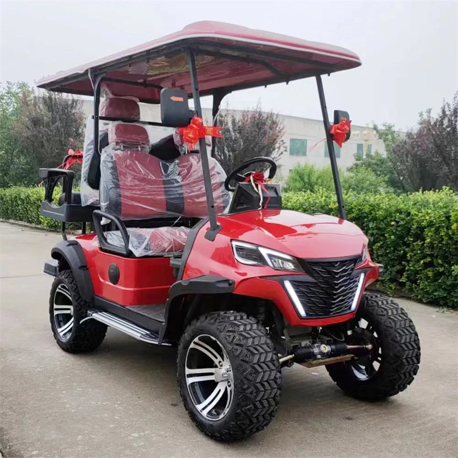 Hot Selling Street Legal Electric Lithium Battery Golf Cart/China 6 Seater 5000W Sightseeing Scooter Solar 4 Seater Electric Golf Cart