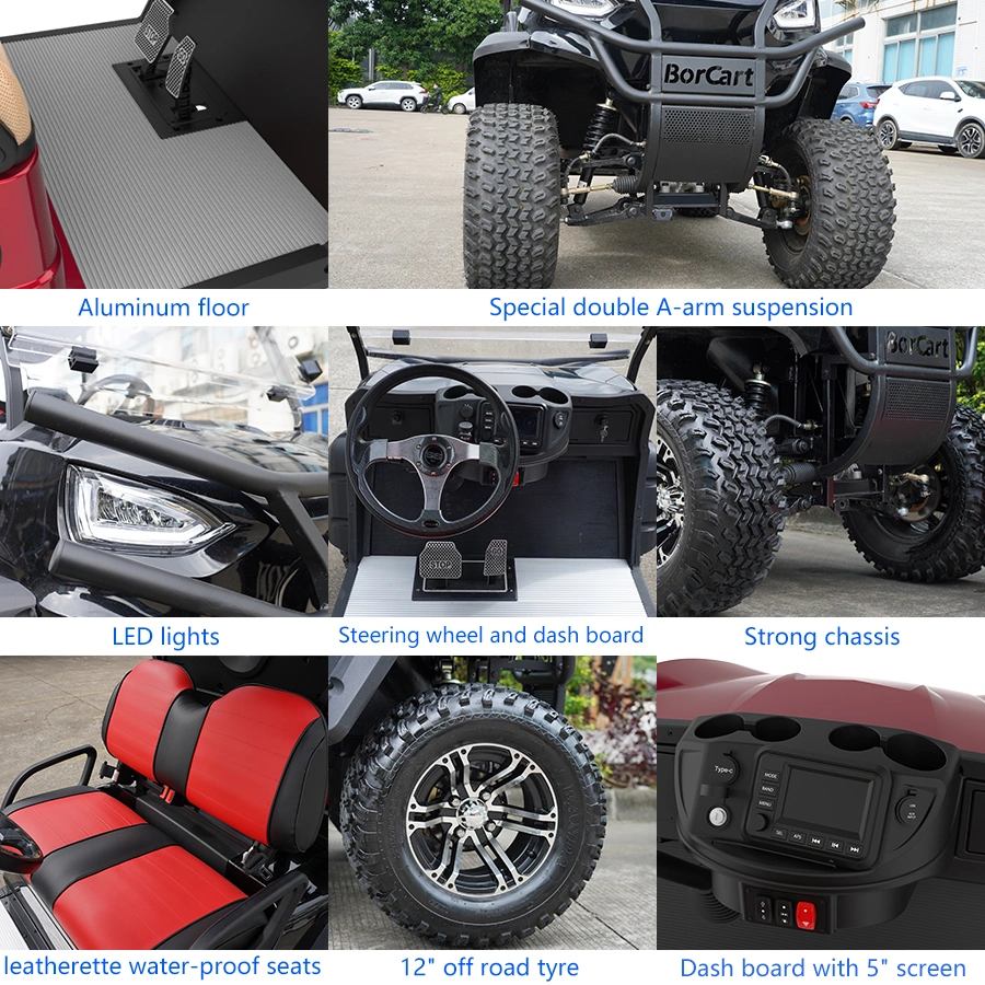 4 Wheel Lithium Golf Electric Vehicle of ATV UTV Lsv