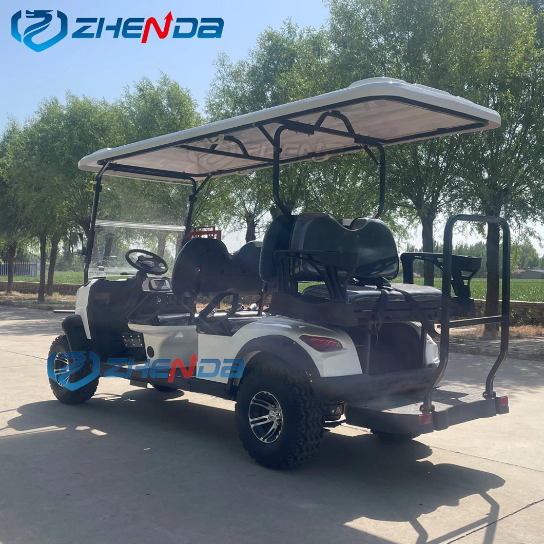 New Design High Performance Sightseeing Bus 6 Seats Electric Golf Cart for Sale