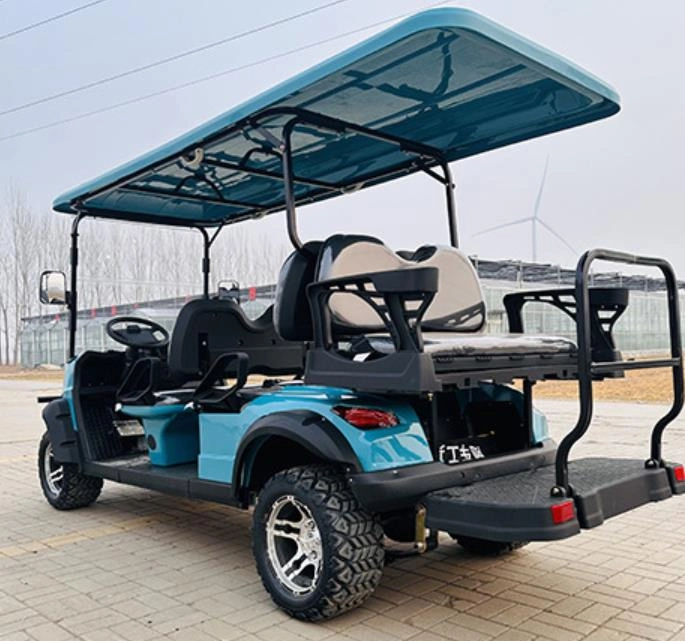 Gasoline Golf Cart off-Road Utility Sightseeing Car 4-Wheeled Golf Cart Hotel Factory Reception