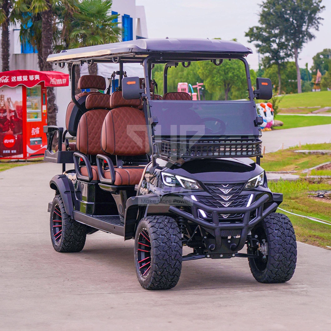 Ulela Golf Cart Companies Integal Rear Axle Two Wheel Electric Golf Cart China 6 Seater Aetric Golf Cart for Sale