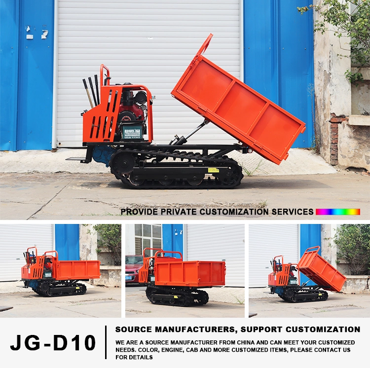 Small Hill-Climbing Transport Vehicle. Multiple Specifications of Crawler Vehicles Can Be Customized