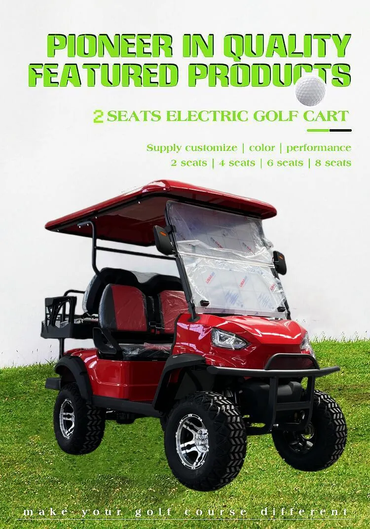 2023 Customized China Best Classic Brand New Road Legal 4 Wheel Club Car 72 Volt Vintage Electric Golf Carts