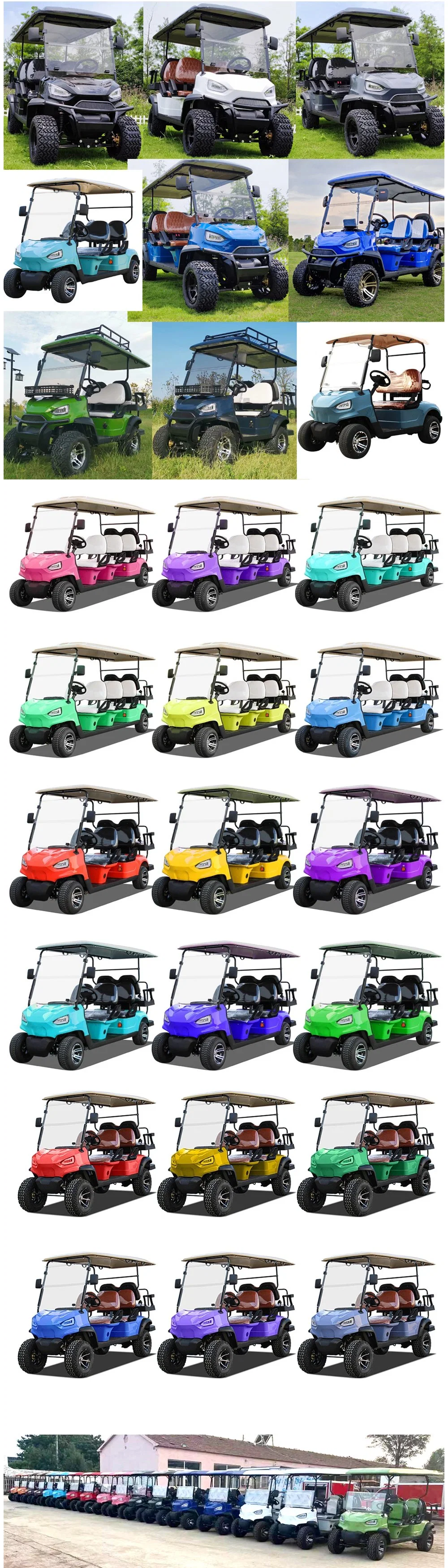 Street Legal Golf Club Car Sightseeing Bus Mini Electric Golf Car Electric 2 4 Seats Golf Carts for Us