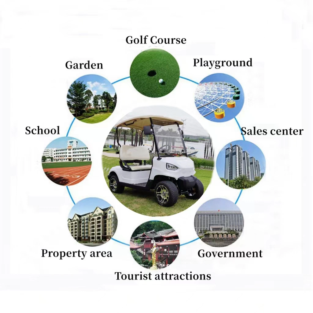 Street Legal Golf Club Car Sightseeing Bus Mini Electric Golf Car Electric 2 4 Seats Golf Carts for Us