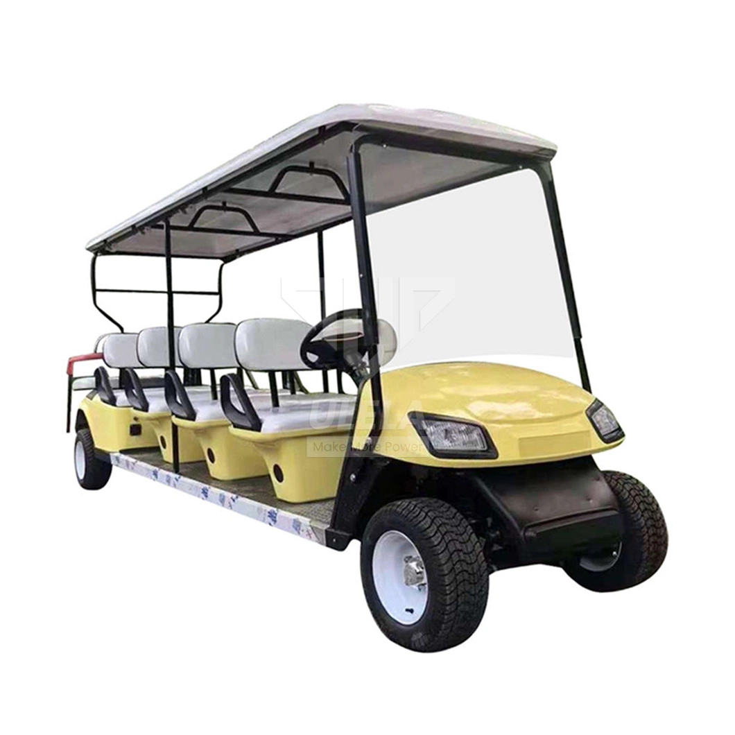 Ulela Best Golf Cart Dealers 80-100km Endurance Mileage off Road Golf Cart Electric China 10 Seater Golf Cart
