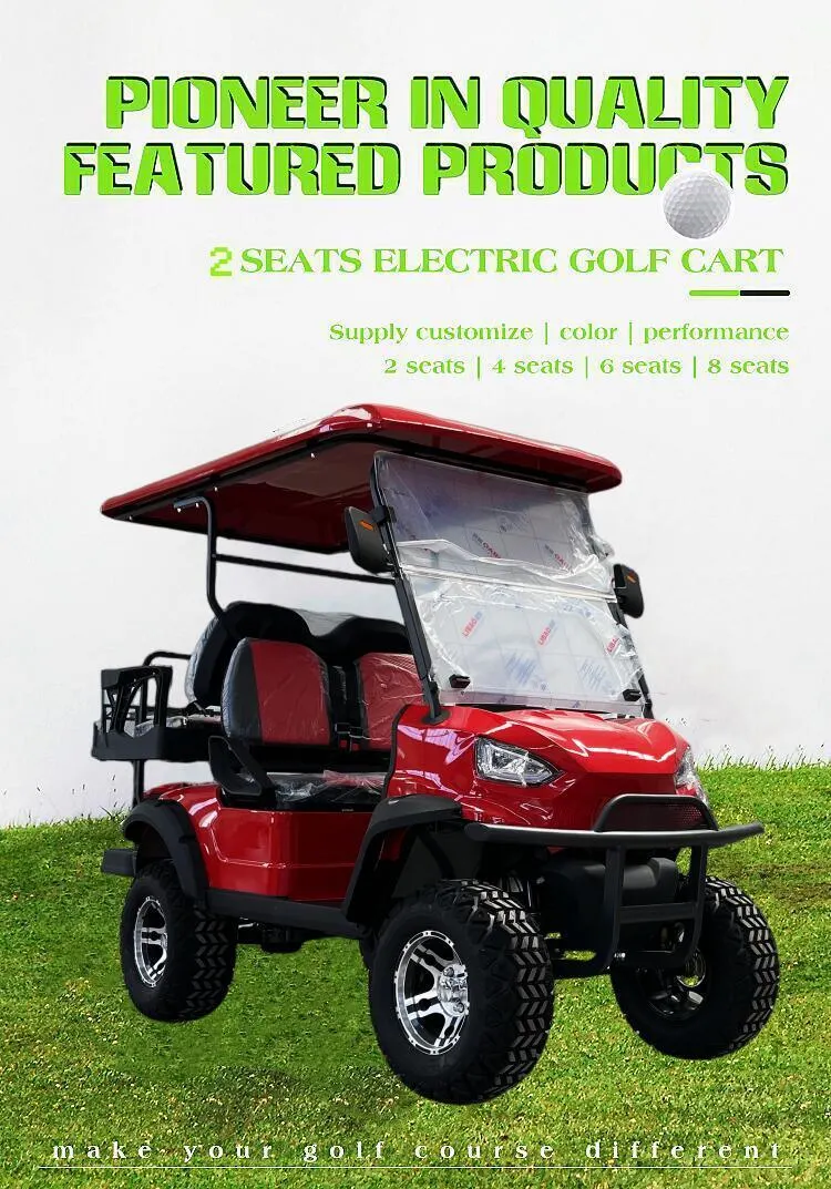 2/5/8 Seater Golf Cart Custom Private Label Cost Effective Buggy 48V/72V Cool Electric Golf Cart Price Negotiable