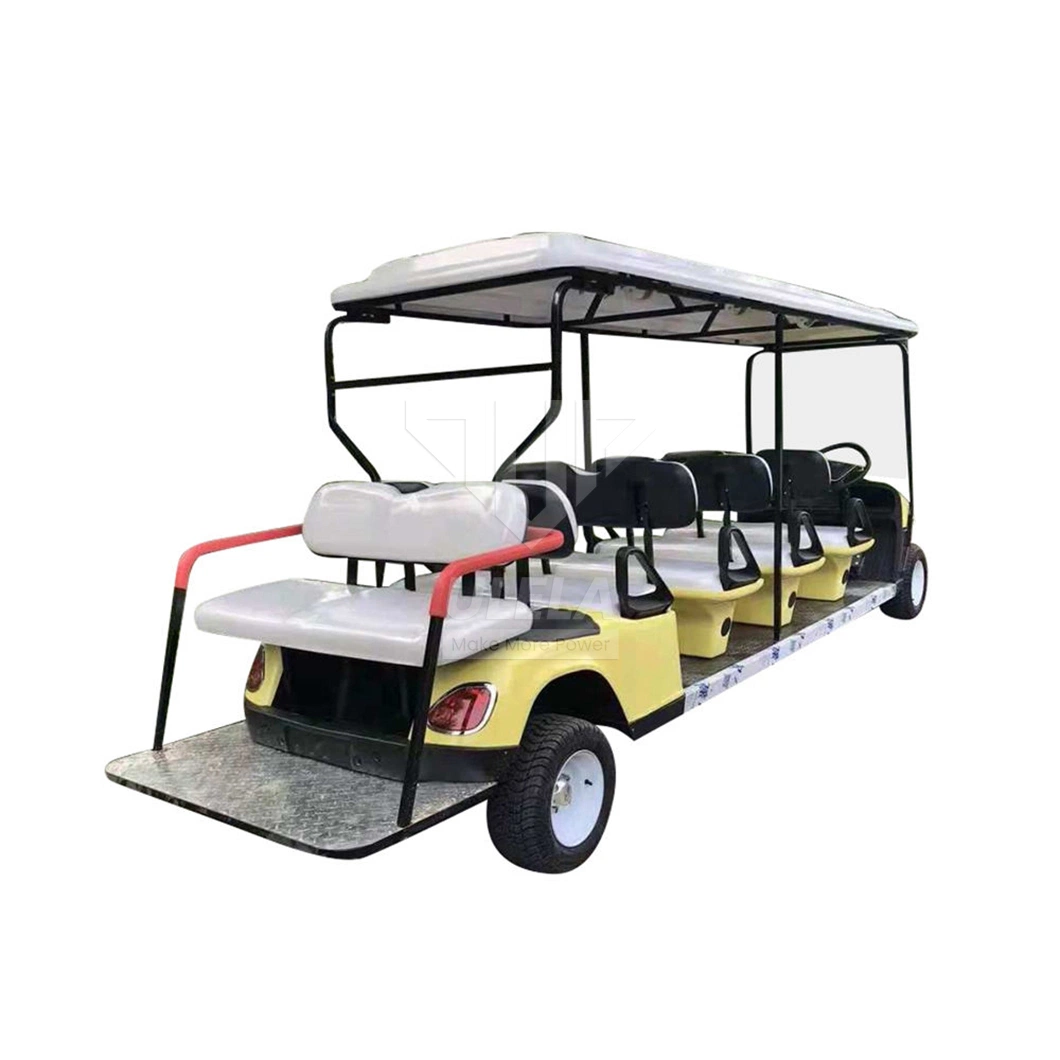Ulela Advanced EV Golf Cart Dealers 4.5kw/5kw Power Golf Cart 4 Wheel Drive China 10 Seater Fancy Golf Carts