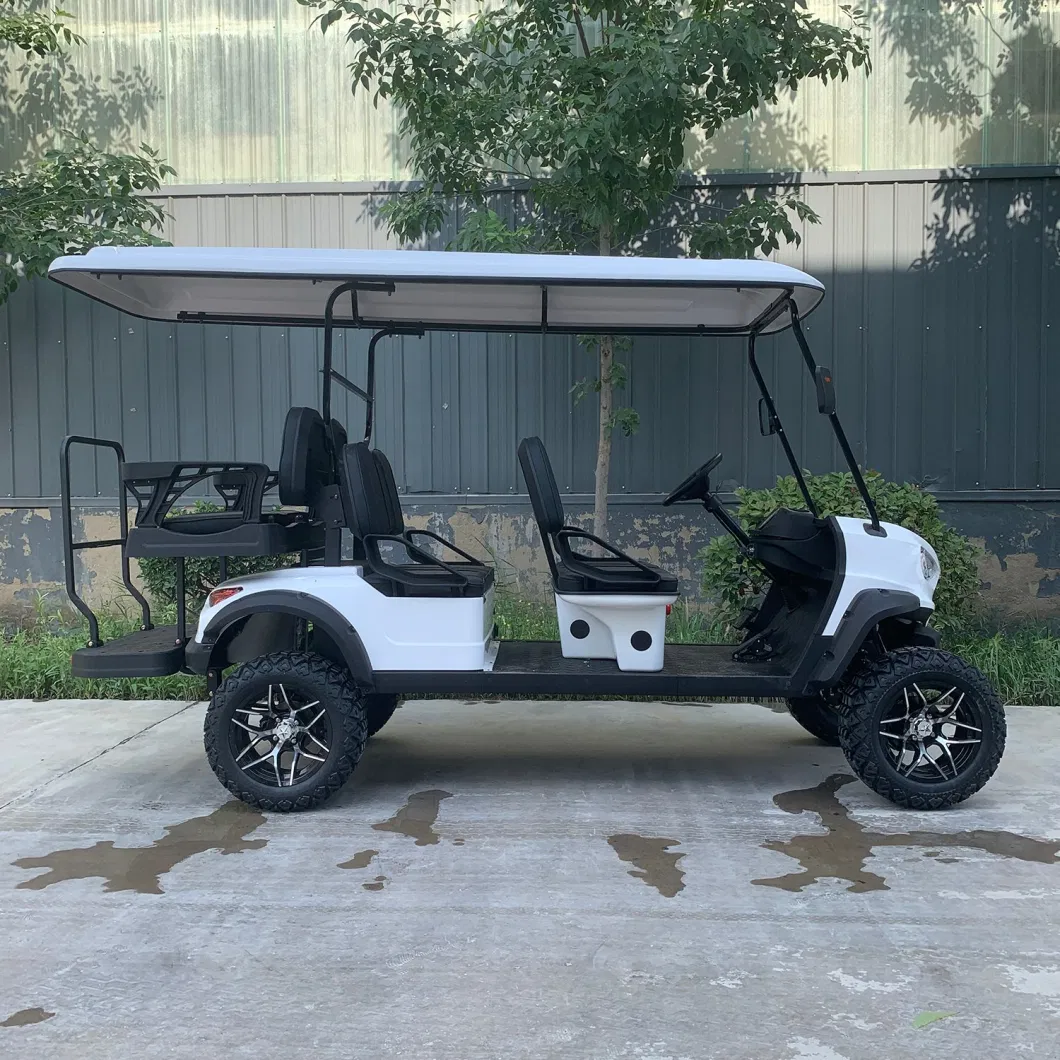 Hot Sale Wholesale Lithium Battery 6 Seater Electric Lifted Golf Cart