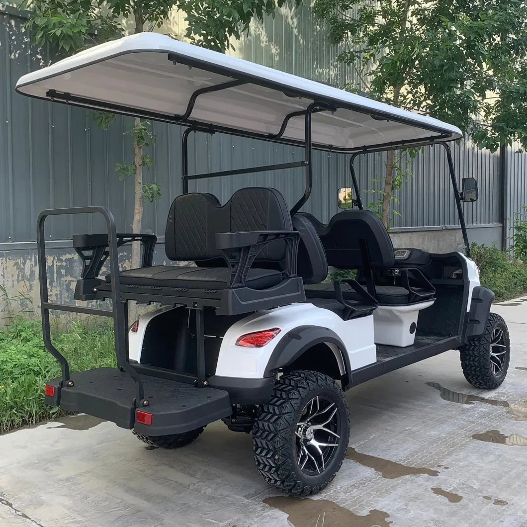 Hot Sale Wholesale Lithium Battery 6 Seater Electric Lifted Golf Cart